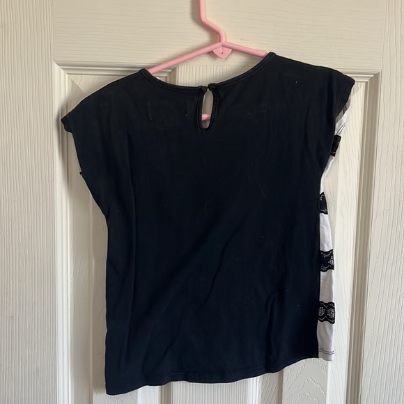 Nicole Miller Lace Striped Toddler Top in 3T - Picture 2 of 2